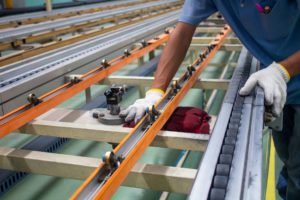 Machine conveyer belt cleaning